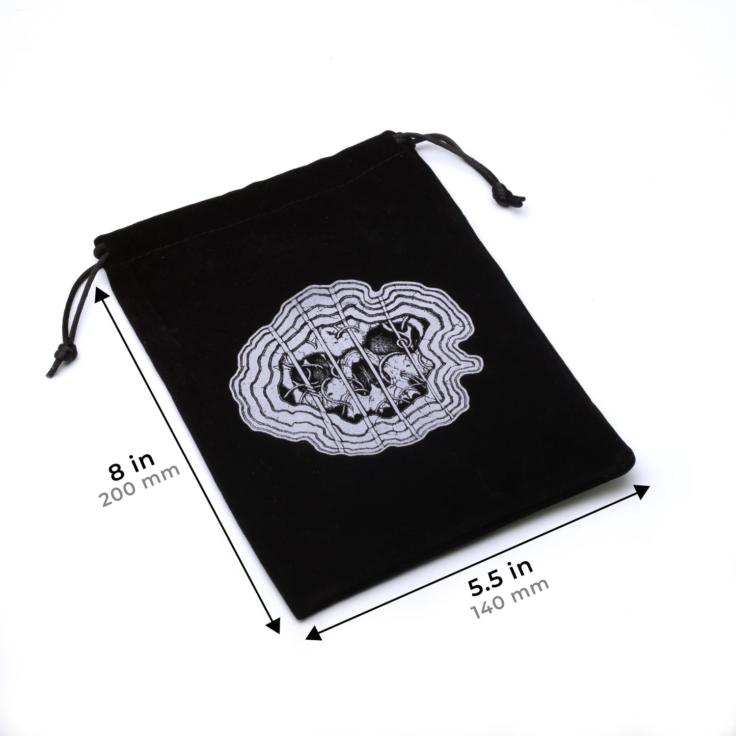Darkside Skeleton Tarot Velvet Pouch