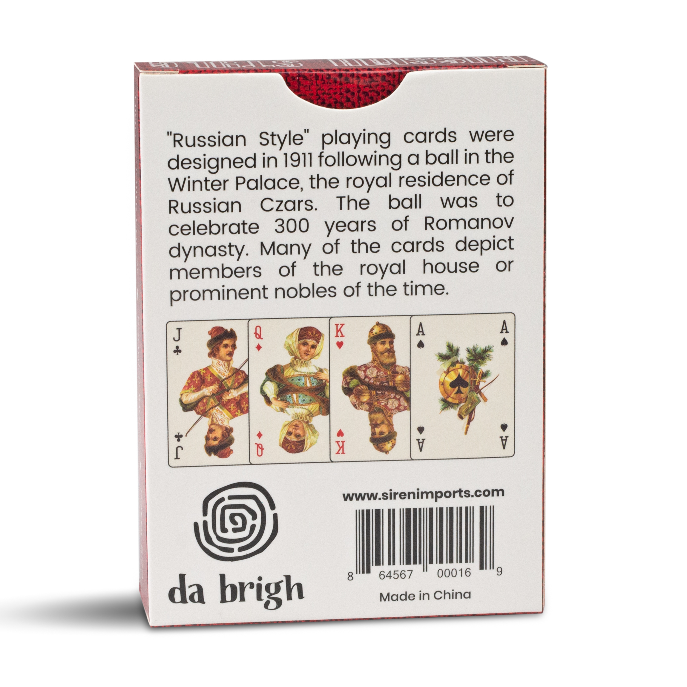 Russian Style Deck (red)