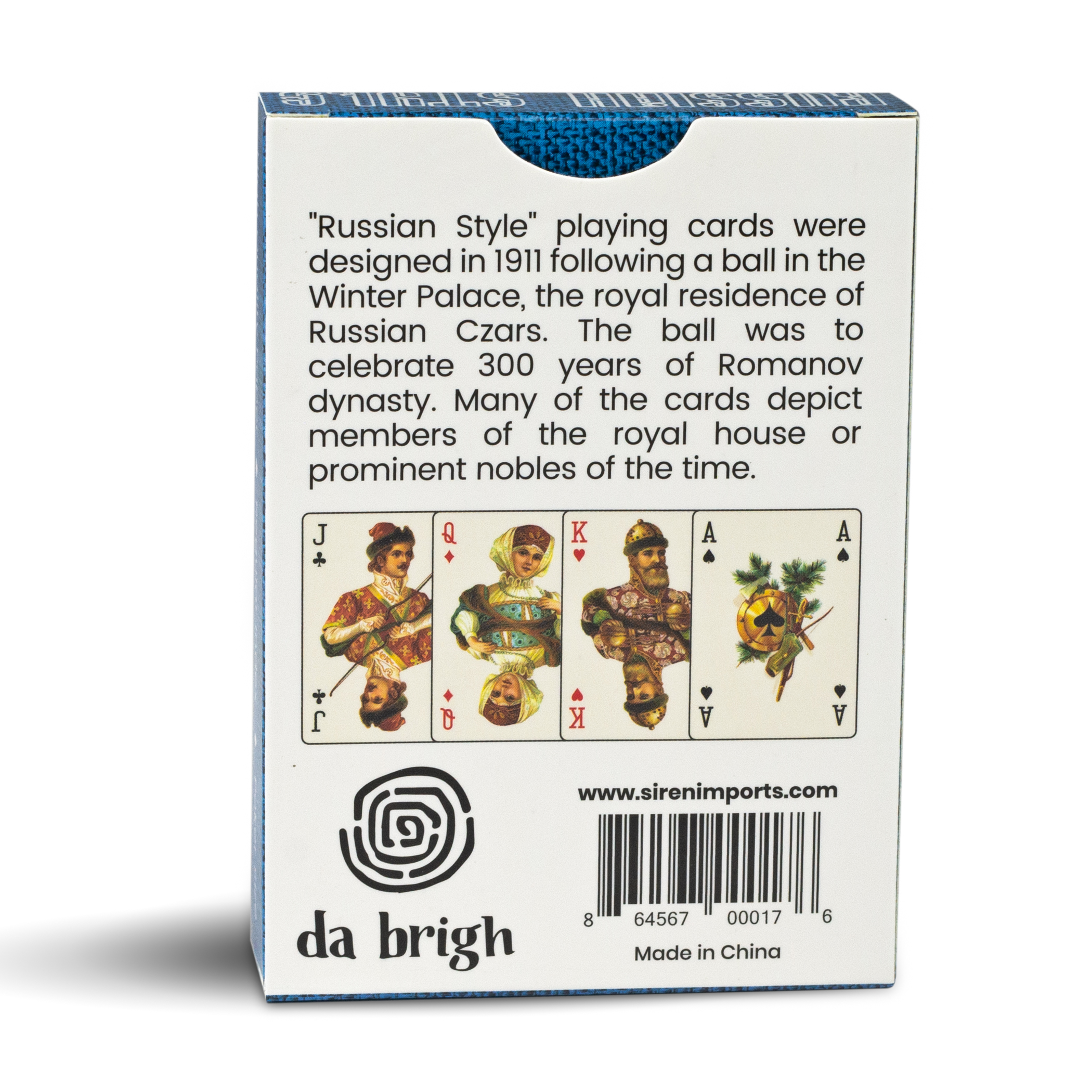 Russian Style Deck (blue)