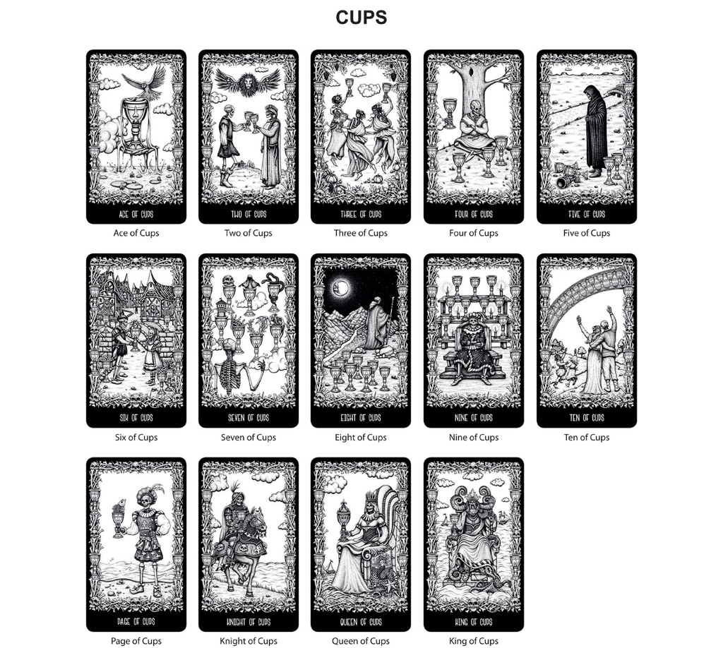 Darkside Skeleton Tarot, Standard Edition