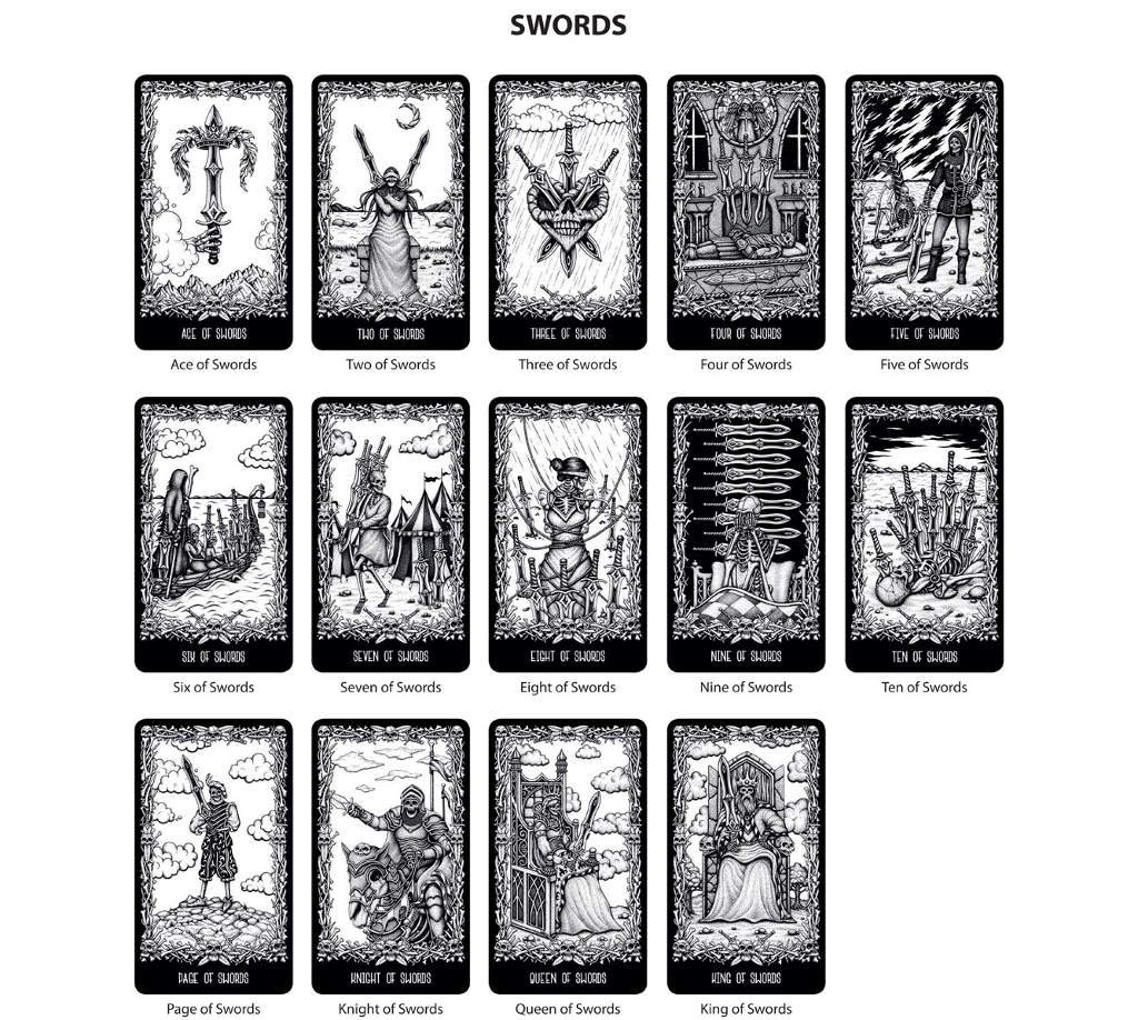 Darkside Skeleton Tarot, Standard Edition