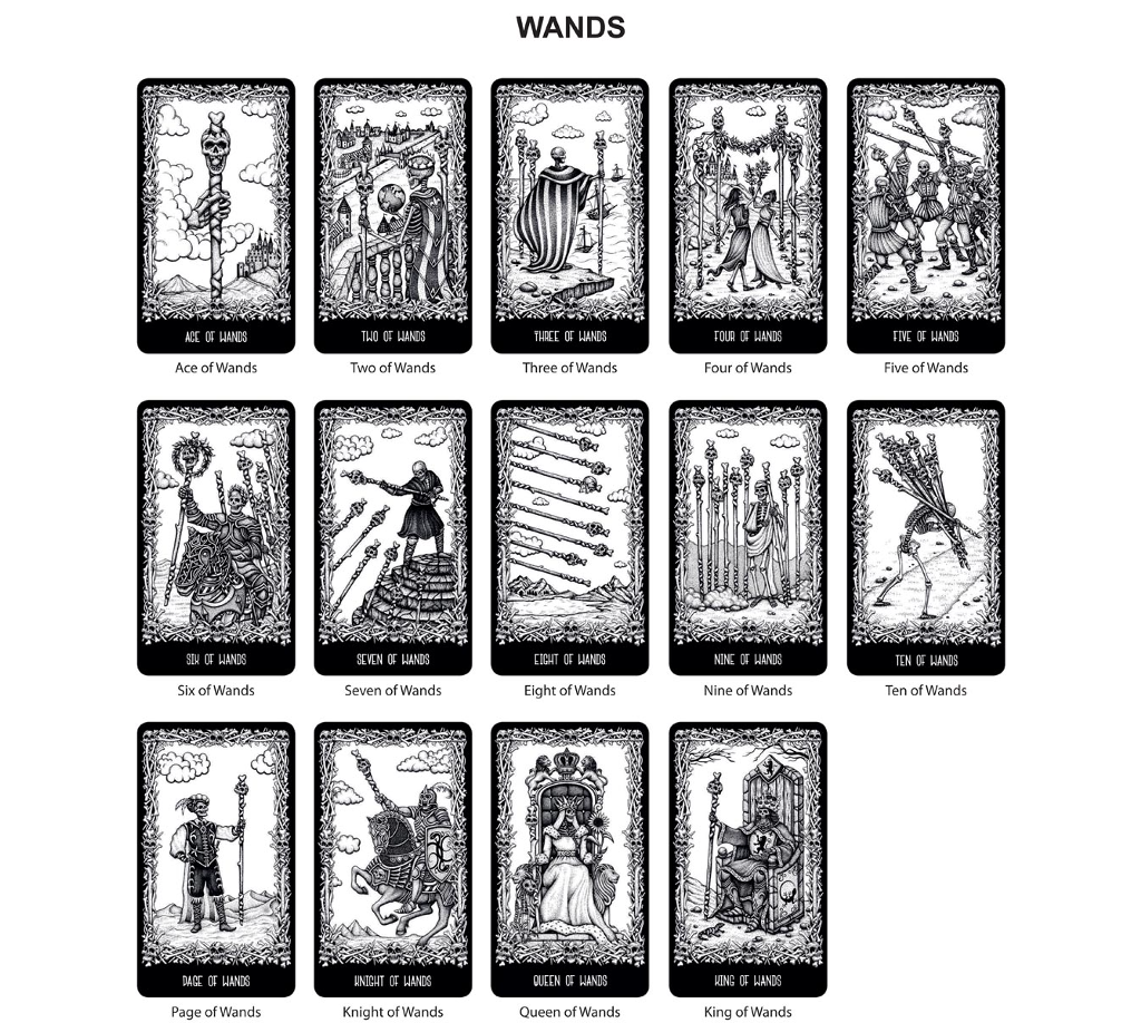 Darkside Skeleton Tarot, Standard Edition