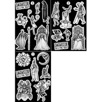 Darkside Skeleton Tarot Sticker Pack