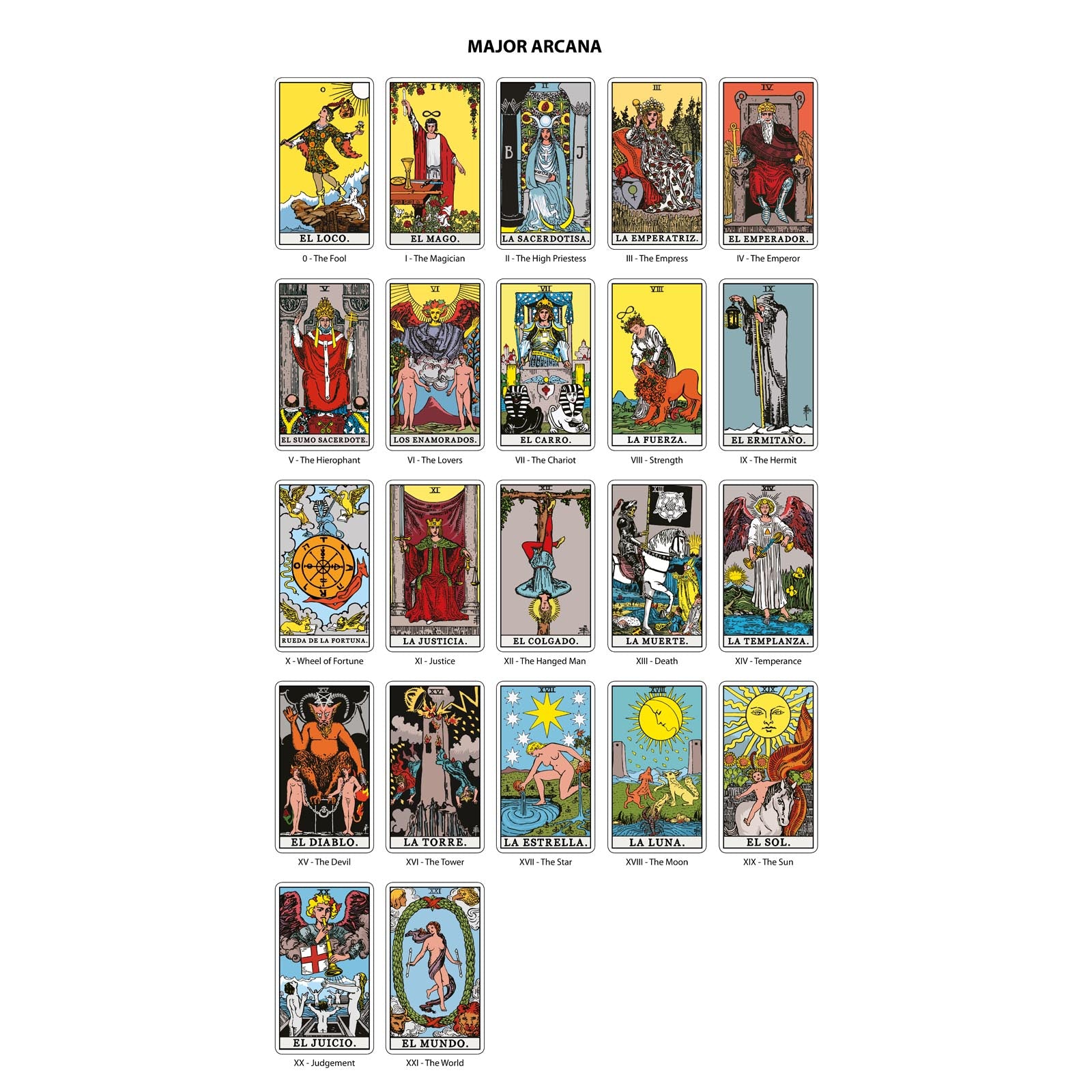 Vintage Spanish Tarot 1978 Tarot Español by Fournier rare Edition Published  in Spain bilingual Edition English and Spanish 